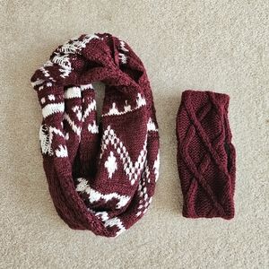 Infinity Scarf and HeadBand Add on $10
